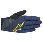 Alpinestars 2018 Stratus Gloves - Deep Blue Acid Yellow