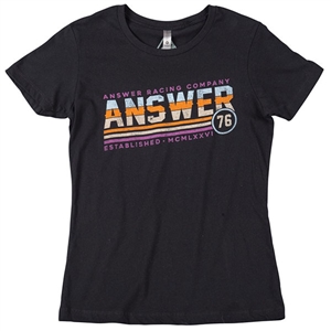 Answer 2018 Womens Ascend Tee - Black
