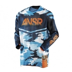 Answer 2018 A17.5 LE Vented Jersey - Camo Blue