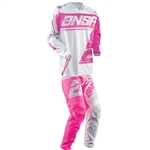 Answer 2018 Womens Syncron WMX Combo Jersey Pant - Grey/Pink