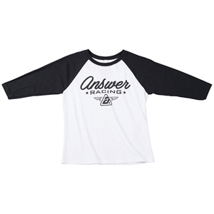 Answer 2018 Youth Team 76 Long Sleeve Tee - Black/White