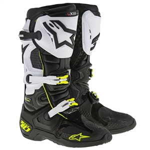 Alpinestars - Tech 10 Boots- Black/Yellow/White