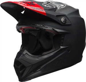 Bell 2018 Moto-9 Flex Fasthouse DITD Full Face Helmet - Black/Red