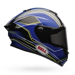 Bell 2017 Race Star Full Face Helmet - Triton Blue/Yellow