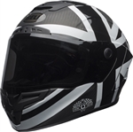 Bell 2018 Race Star Ace Cafe Blackjack Helmet - Matte Black/Gloss White