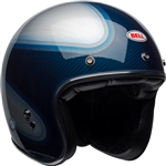 Bell 2018 Custom 500 Carbon RSD Helmet - Candy Blue Jager