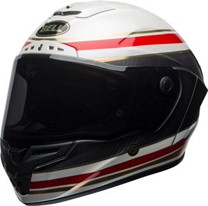 Bell 2018 Race Star RSD Formula Helmet - Gloss/Matte White/Red