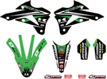 D'cor 2018 Monster Energy Kawasaki Team Green Graphics/Trim Kit
