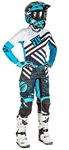 Fly Racing 2017 Womens Kinetic Racewear Combo Jersey Pant - Blue/Black