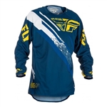 Fly Racing 2018 Evolution 2.0 Jersey - Navy/Yellow/White