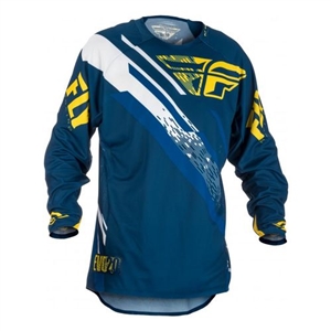Fly Racing 2018 Evolution 2.0 Jersey - Navy/Yellow/White