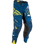 Fly Racing 2018 Evolution 2.0 Pant - Navy/Yellow/White