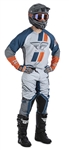 FLY RACING - EVOLUTION DST JERSEY, PANT COMBO Navy/Gray/Orange
