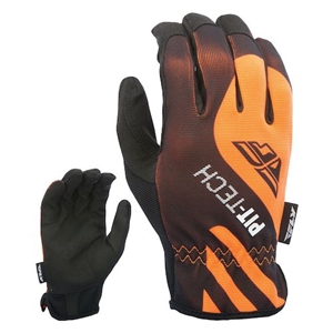Fly Racing 2018 Pit Tech Lite Gloves - Flo Orange/Black