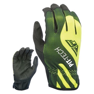 Fly Racing 2018 Pit Tech Lite Gloves - Hi-Viz/Black