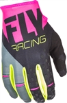 Fly Racing 2018 Kinetic Gloves - Neon Pink/Black/Hi-Vis