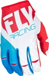Fly Racing 2018 Kinetic Gloves - Red/White/Blue