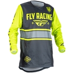 Fly Racing 2018 Kinetic Jersey - Grey/Hi-Vis