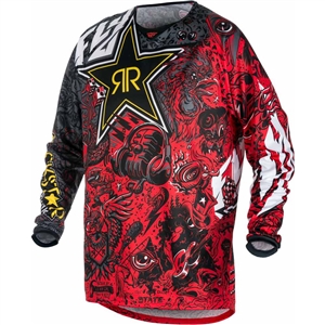 Fly Racing 2018 Kinetic Rockstar Jersey - Red/Black/White