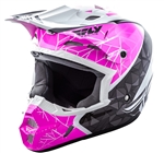 Fly Racing 2018 Kinetic Crux Full Face Helmet - Pink/Black/ White