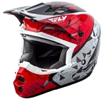 Fly Racing 2018 Kinetic Crux Full Face Helmet - Red/Black/White