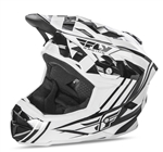 Fly Racing 2017 MTB Default Full Face Helmet - White/Black