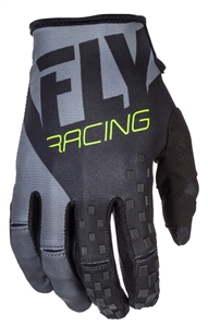 Fly Racing 2017 MTB Youth Kinetic Gloves - Black/Grey