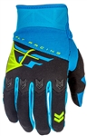 Fly Racing 2017 Youth F-16 Gloves - Blue