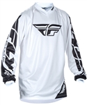 Fly Racing 2017 Youth MTB Universal Jersey - White