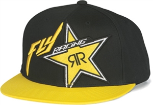 Fly Racing 2018 Rockstar Hat - Black/Yellow