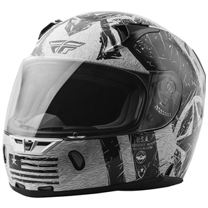 Fly Racing 2018 Revolt FS Liberator Helmet - White/Black
