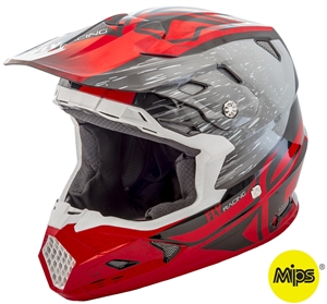 Fly Racing 2018 MIPS Toxin Resin Full Face Helmet - Red/Black