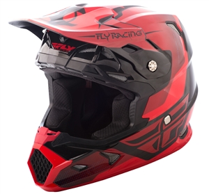Fly Racing 2018 Toxin Original Full Face Helmet - Red/Black