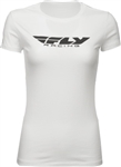 Fly Racing 2018 Womens Corporate Tee - White
