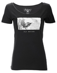 Fly Racing 2018 Womens Credit Tee - Black