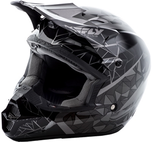 Fly Racing 2018 Youth Kinetic Crux Full Face Helmet - Black