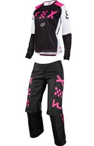 Fox Racing 2018 MTB Womens Switch Combo Jersey Pant - Black/Pink