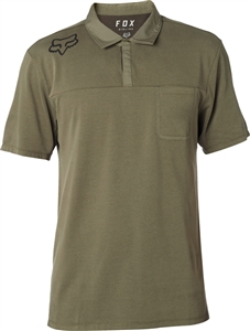 Fox Racing 2018 Redplate 360 Tech Polo - Fatigue Green