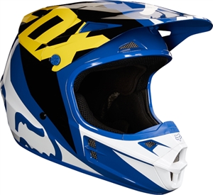 Fox Racing 2018 V1 Race Full Face Helmet - Blue