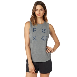Fox Racing 2018 Womens Staged Muscle Tank - Heather Graphite
