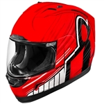 Icon 2018 Alliance Overlord Helmet - Red