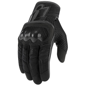 Icon 2018 Womens Overlord Gloves - Black
