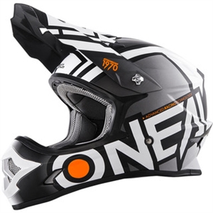 Oneal 2018 3 Series Radium Full Face Helmet - Black/White
