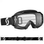 Scott - Hustle MX Clear Lens Goggle- Black