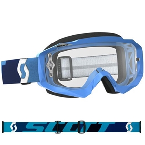 Scott - Hustle MX Clear Lens Goggle- Blue