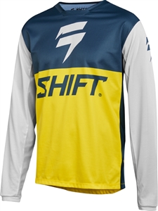 Shift 2018 White Label GP LE Jersey - Navy/Yellow