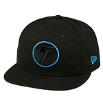 Seven 2018 Badge Hat - Black Cyan