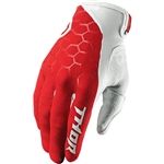 Thor 2017 Draft Indi Gloves - Red/White