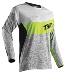 Thor 2018 Fuse High Tide Jersey - Grey/ Lime