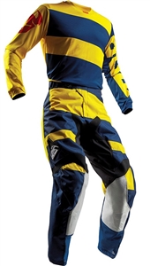 Thor 2018 Pulse Level Combo Jersey Pant - Navy/Yellow